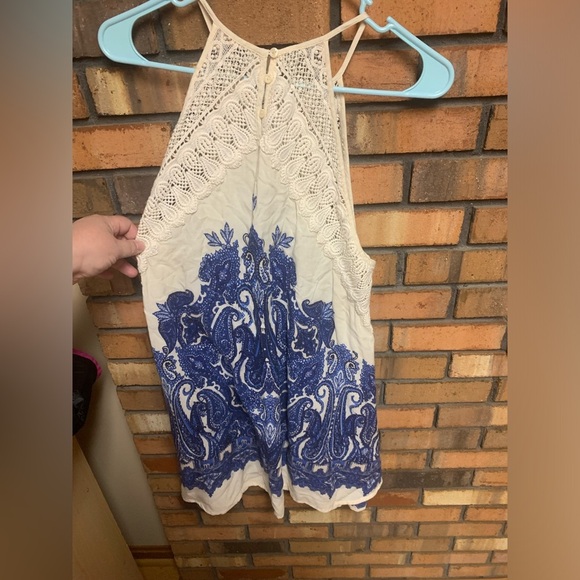Free People Shea Print Mini Dress - Picture 2 of 5